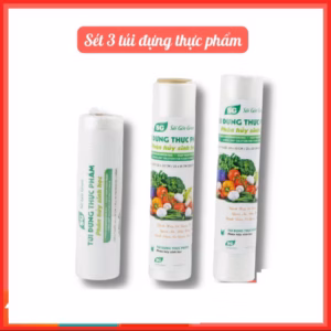 Set 3 Túi Đựng Thực Phẩm Phân Hủy Sinh Học Ctb475 - Bechip