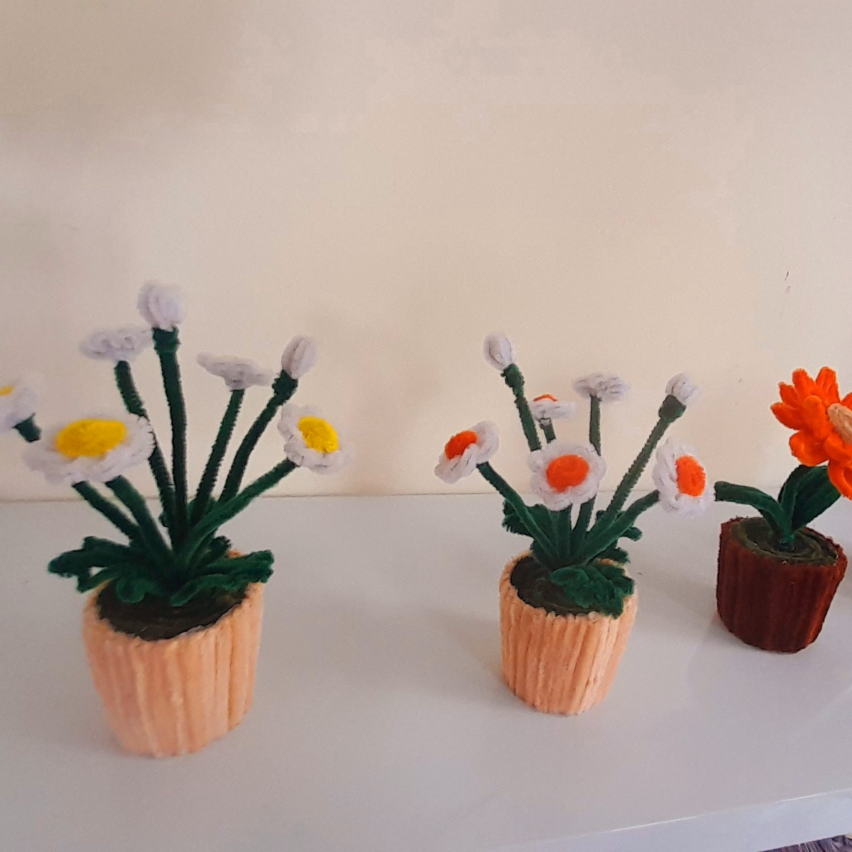 Chậu Hoa Kẽm Nhung Trang Trí Bàn Học, Bàn Làm Việc, Nhà Cửa Handmade Yk21 - Ảnh 7