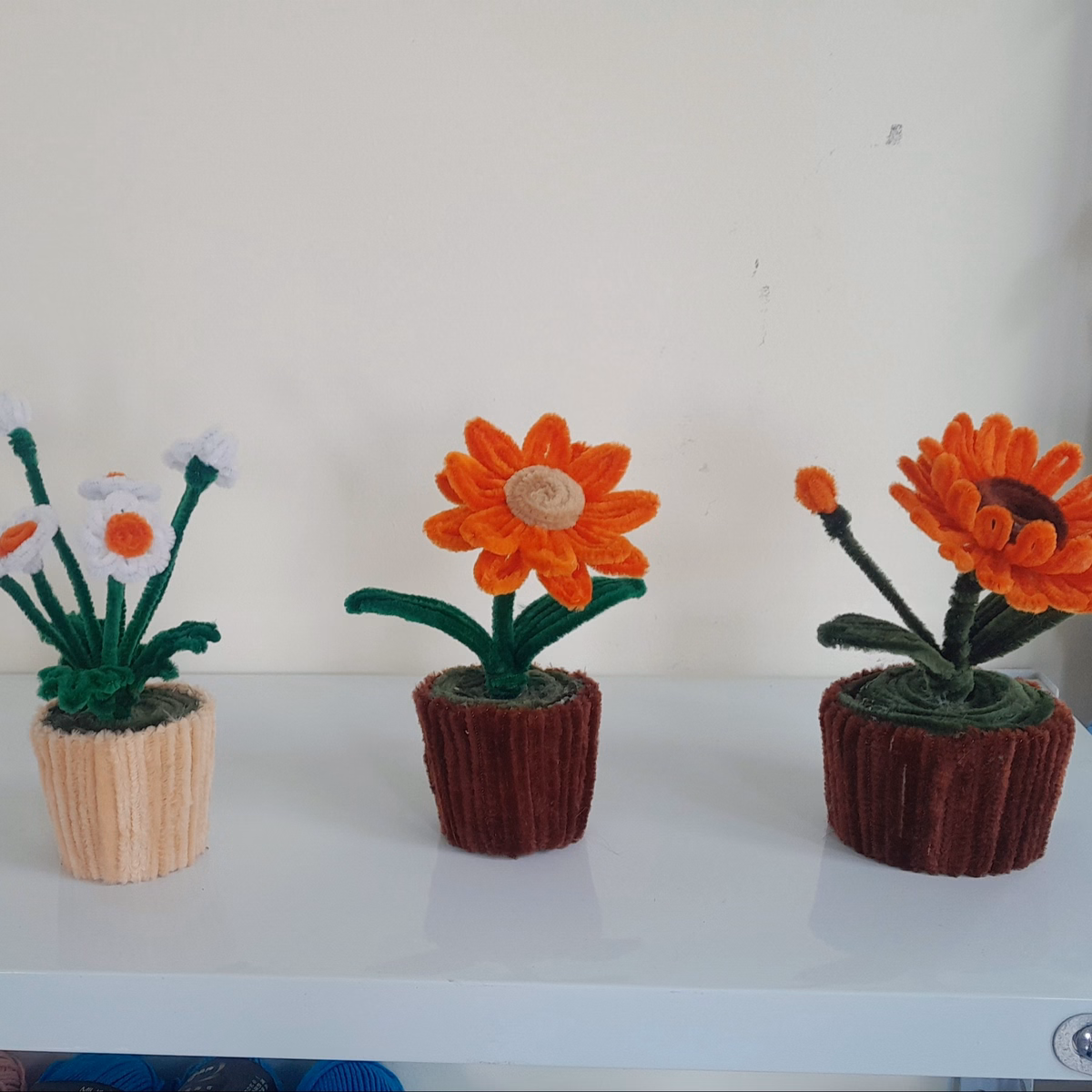 Chậu Hoa Kẽm Nhung Trang Trí Bàn Học, Bàn Làm Việc, Nhà Cửa Handmade Yk21 - Ảnh 10