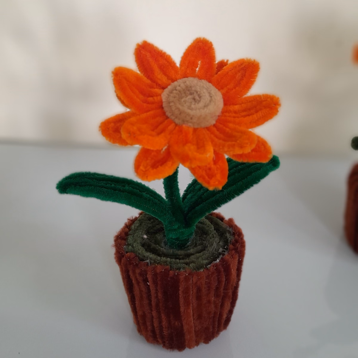 Chậu Hoa Kẽm Nhung Trang Trí Bàn Học, Bàn Làm Việc, Nhà Cửa Handmade Yk21 - Ảnh 11