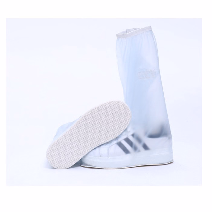 Giày Đi Mưa, Ủng Bọc Giày Đi Mưa Cổ Cao Có Đế Chống Trơn Trượt Trắng, Nâu Ctb478 - Bechip - Ảnh 6