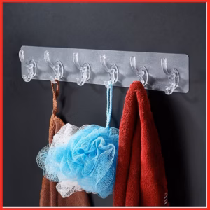 Thanh 6 Móc Dán Tường Trong Suốt Siêu Dính Ctb482 - Bechip