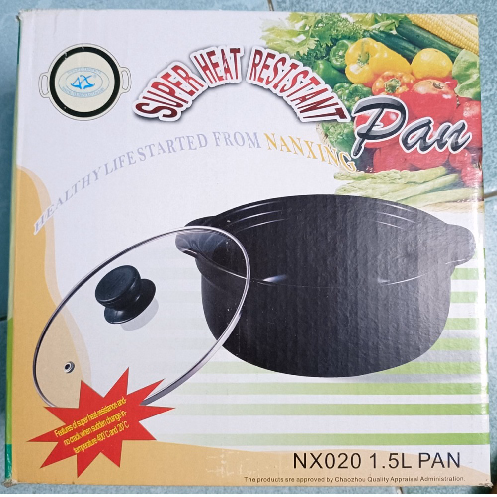 Nồi Đất Sứ Tráng Men Nắp Kính Cao Cấp 1L, 1.5 L Ctb485 - Bechip - Ảnh 7