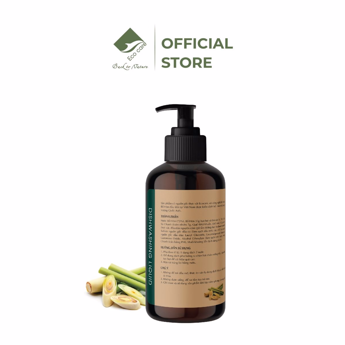 Nước Rửa Chén Hữu Cơ Bồ Hòn Tinh Dầu Tự Nhiên - Ecocare - Ảnh 14