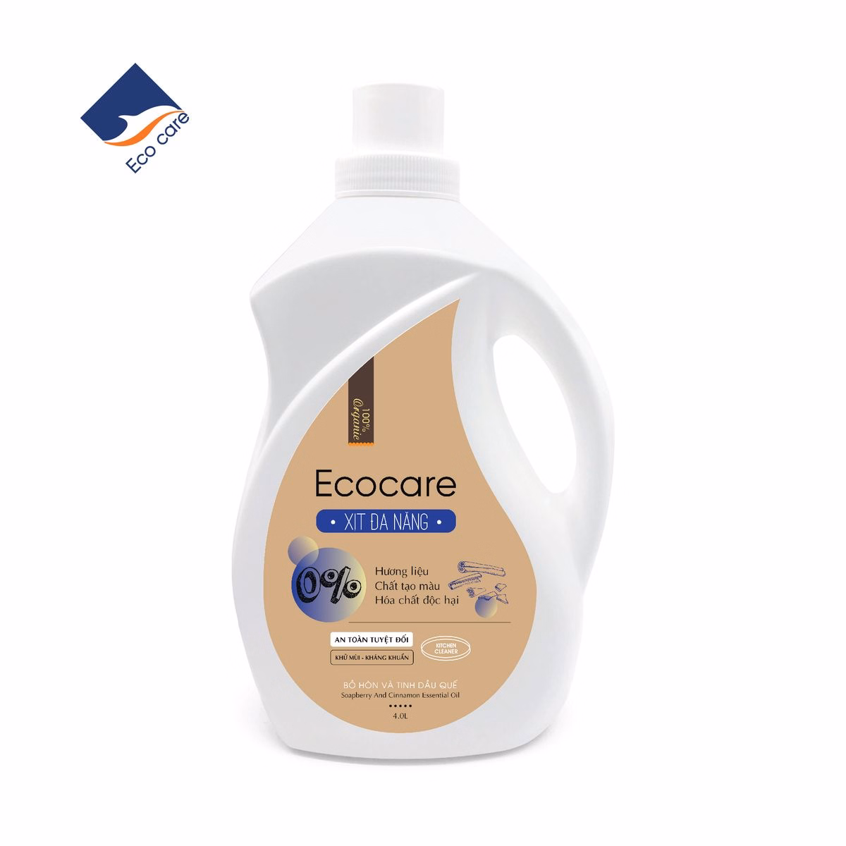Xịt Tẩy Đa Năng Hữu Cơ Bồ Hòn - Ecocare - Ảnh 5