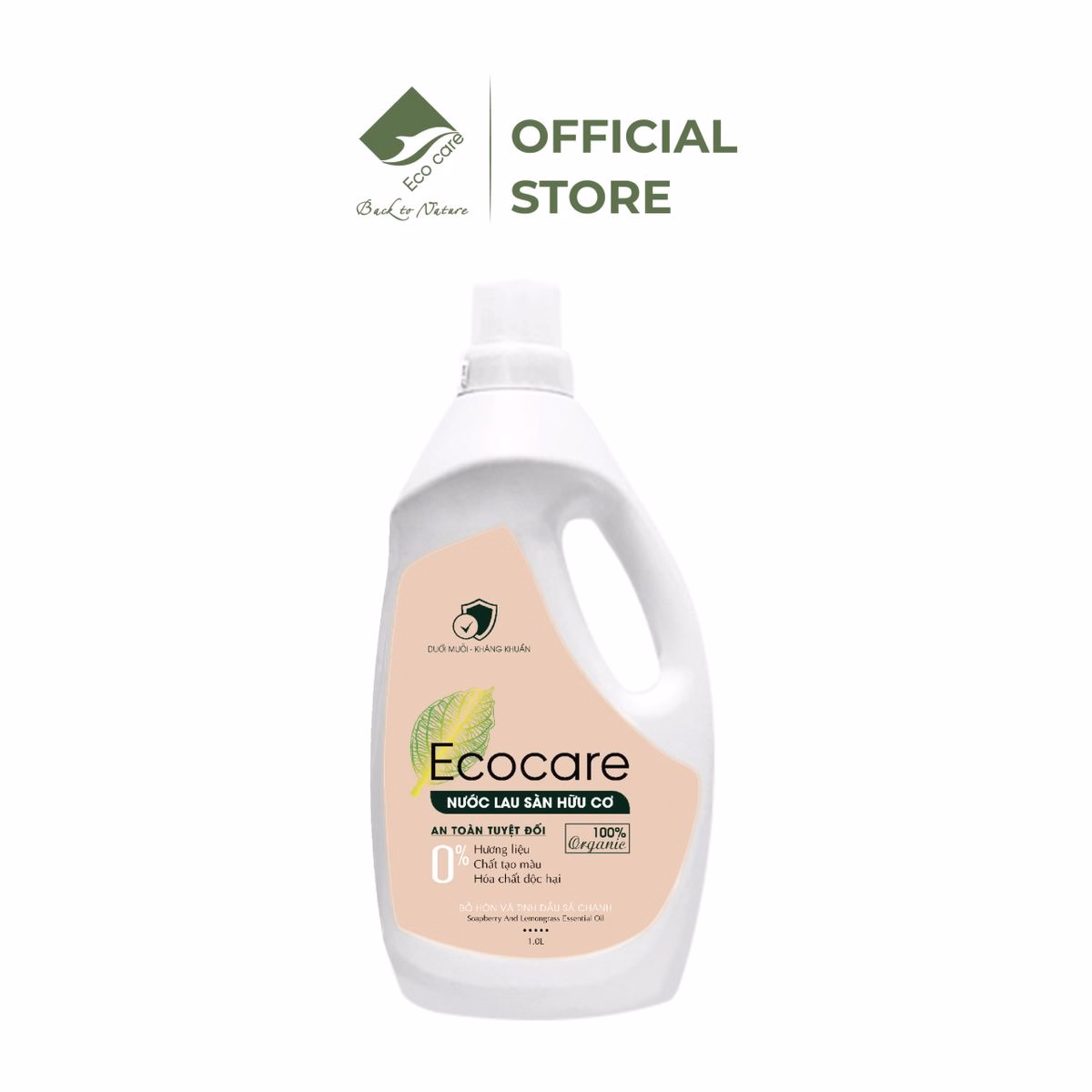 Nước Lau Sàn Hữu Cơ Bồ Hòn - Ecocare - Ảnh 5