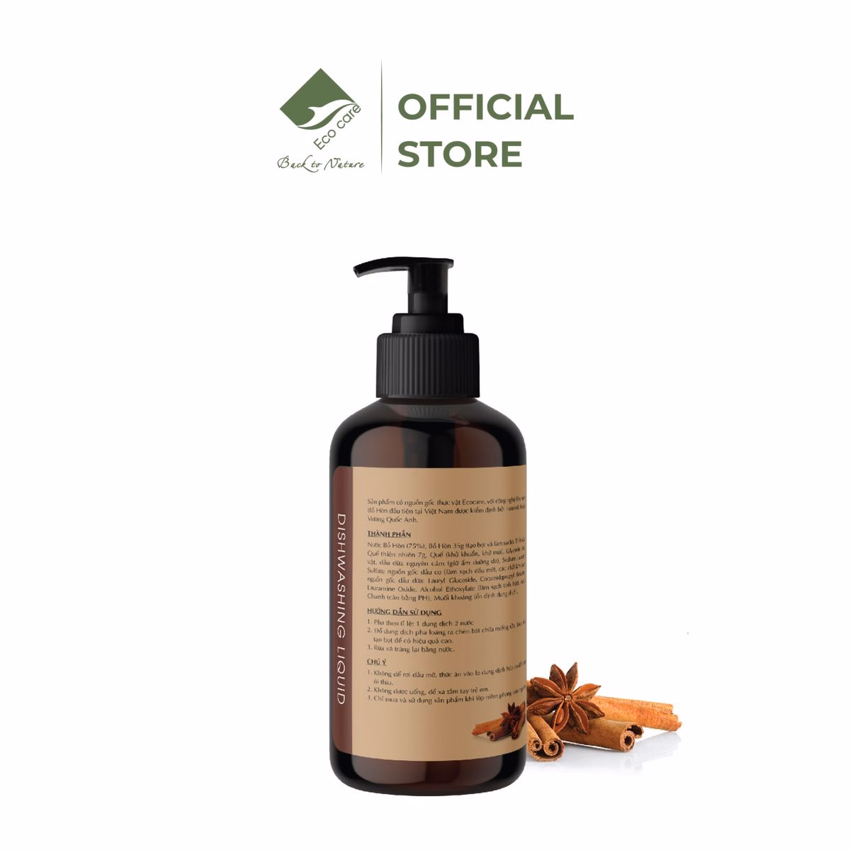 Nước Rửa Chén Hữu Cơ Bồ Hòn Tinh Dầu Tự Nhiên - Ecocare - Ảnh 10