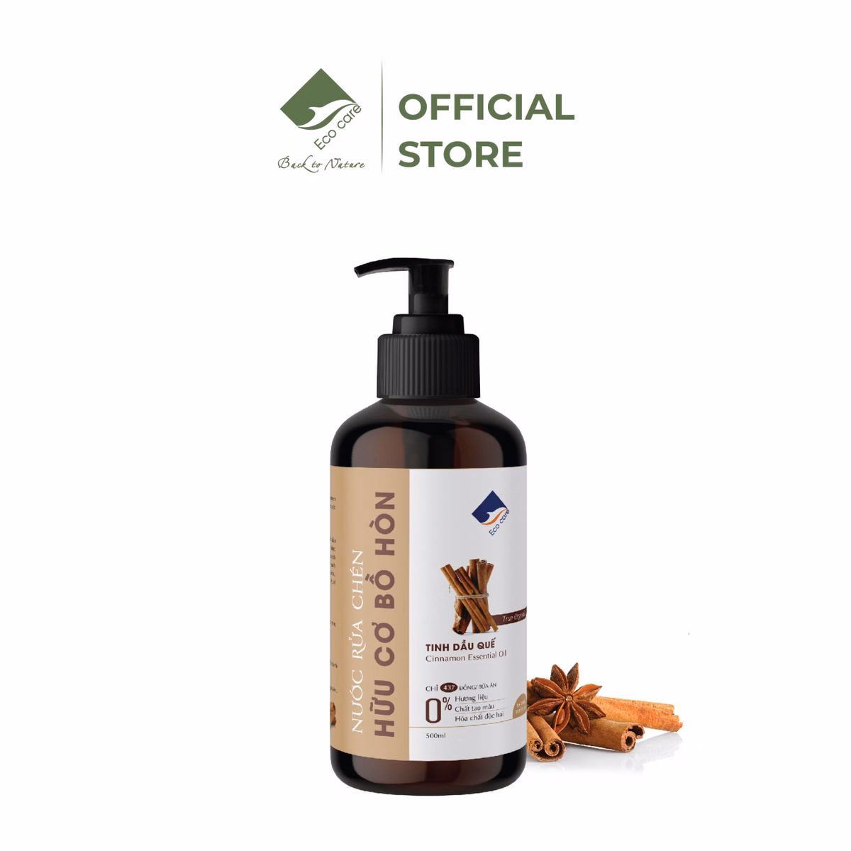 Nước Rửa Chén Hữu Cơ Bồ Hòn Tinh Dầu Tự Nhiên - Ecocare - Ảnh 9