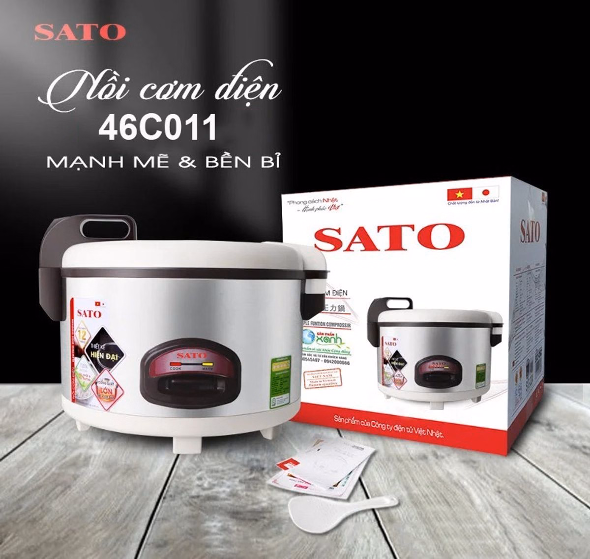 Nồi Cơm Điện Sato 46C017 4.6L - Ảnh 9