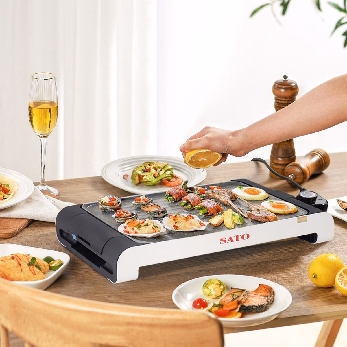 Bếp Nướng Điện Bn31/Bn32 - Sato - Ảnh 4