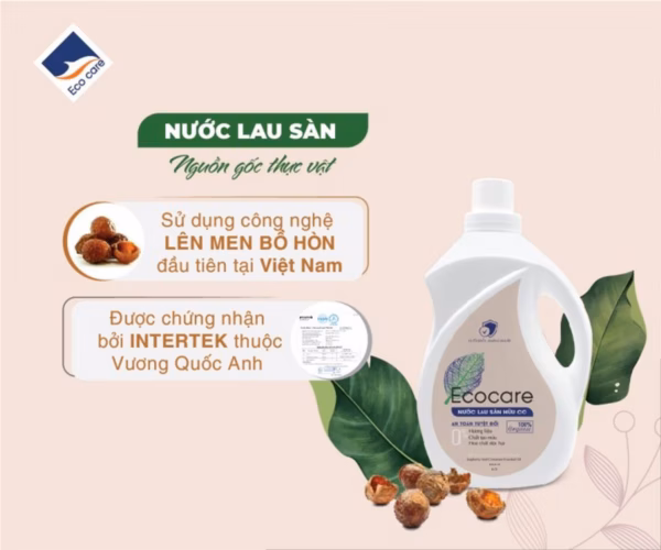 Nước Lau Sàn Hữu Cơ Bồ Hòn - Ecocare - Ảnh 9