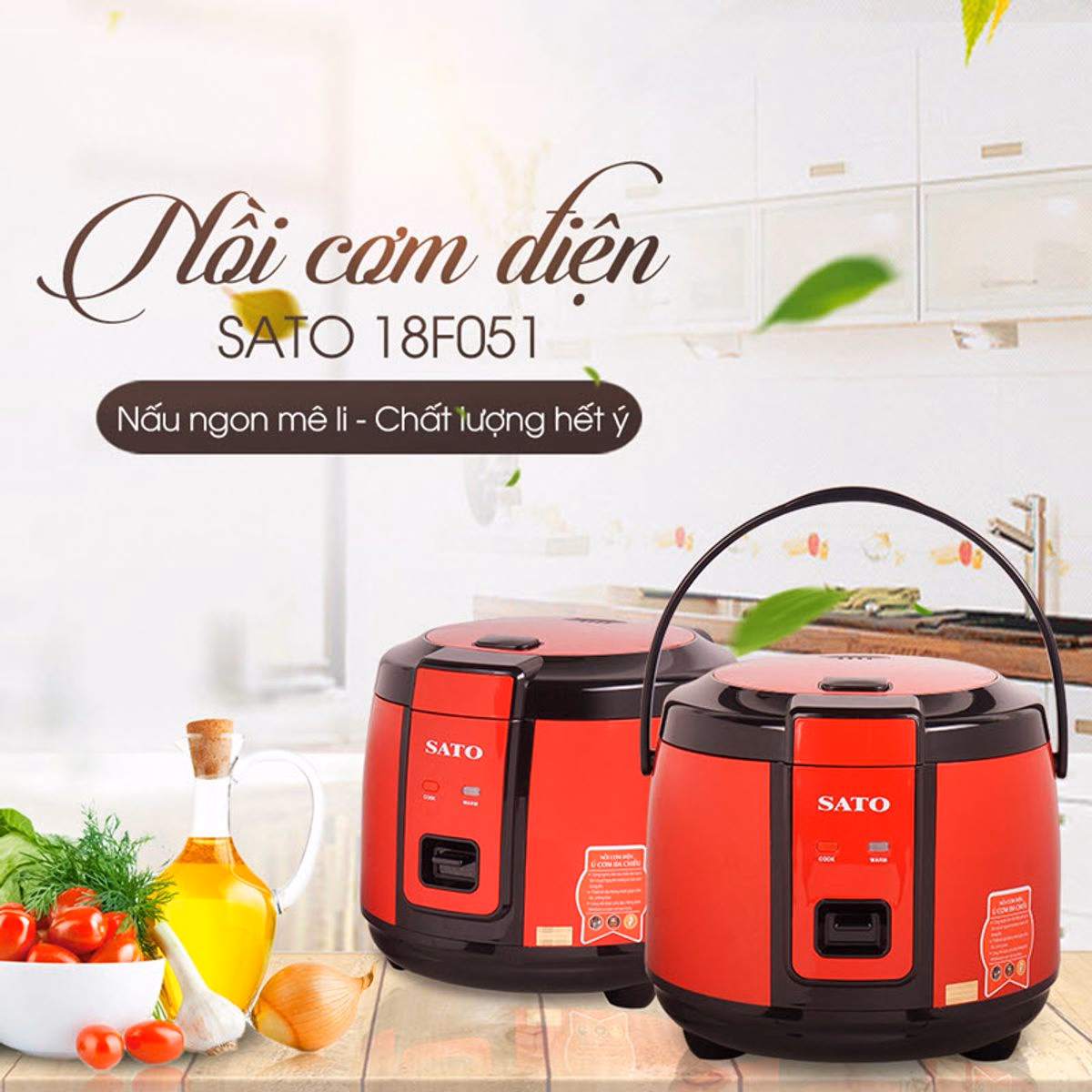 Nồi Cơm Điện Sato 18F051/18F052 1.8L - Ảnh 3