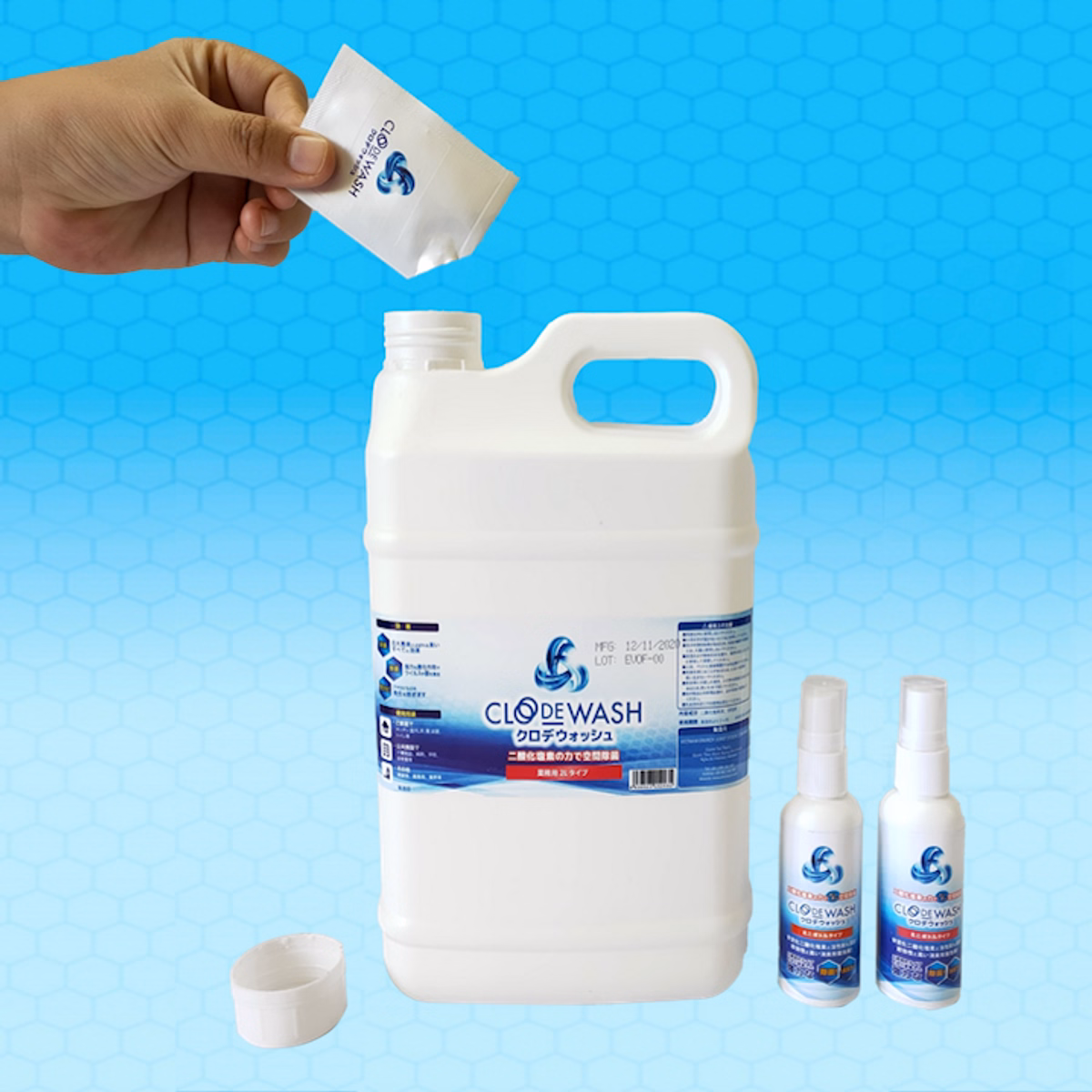Dung Dịch Khử Mùi Đa Năng 2 Lít Tặng 2 Chai Xịt Rỗng 50Ml - Clodewash - Ảnh 3