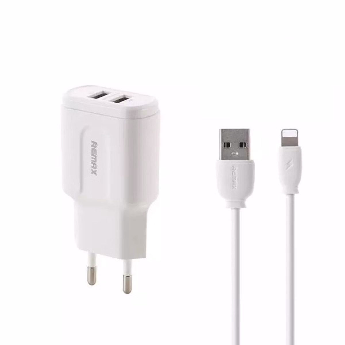 Combo Củ Cáp Sạc Nhanh Lightning 2.4A Rp-U22 2 Cổng - Remax - Ảnh 3
