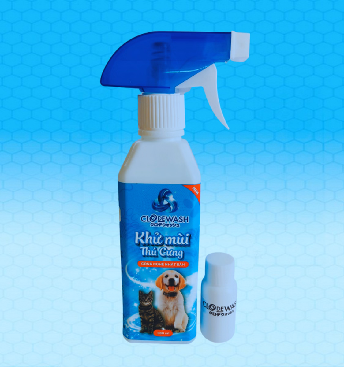 Chai Xịt Khử Mùi Thú Cưng 300Ml - Clodewash