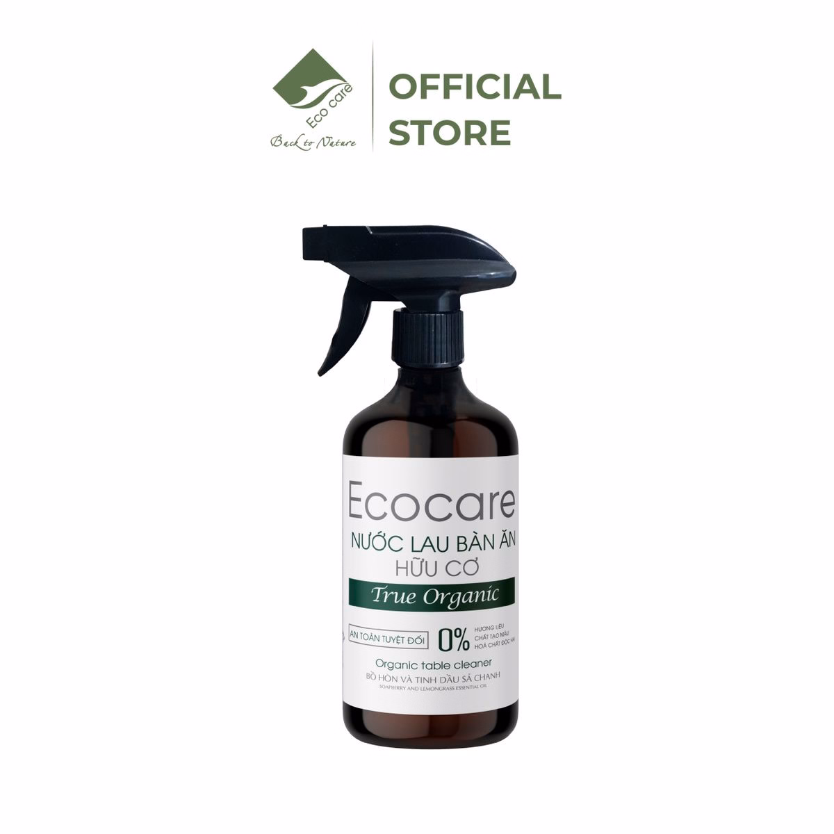 Nước Lau Bàn Ăn Hữu Cơ Bồ Hòn - Ecocare - Ảnh 3