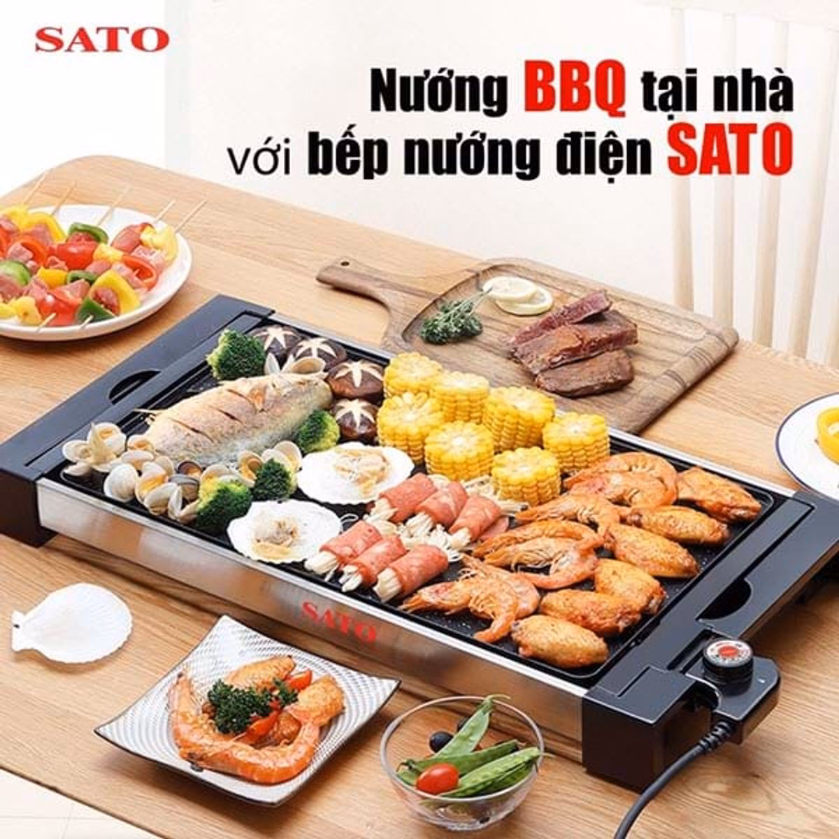 Bếp Nướng Điện Sato Bn21 - Ảnh 4