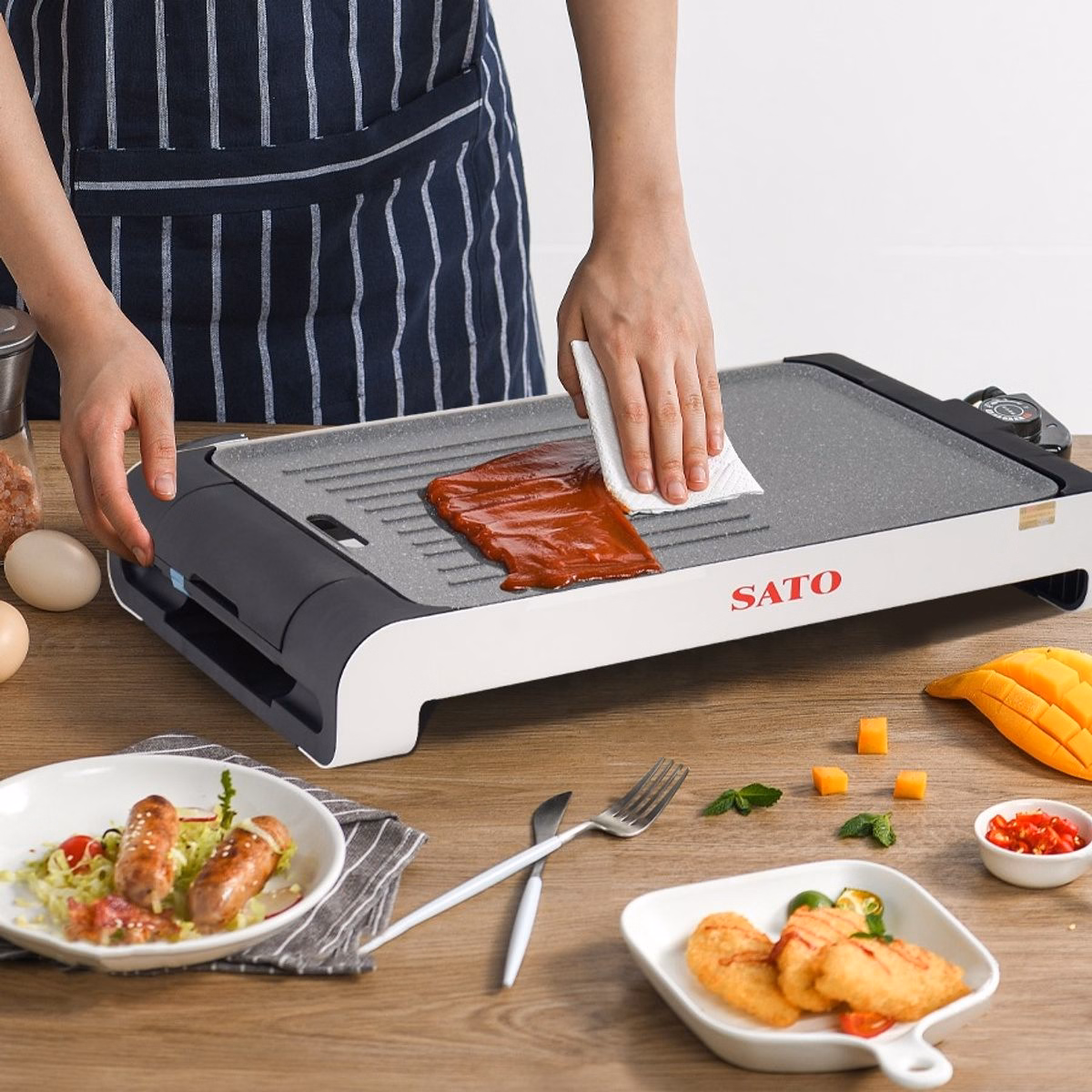 Bếp Nướng Điện Bn31/Bn32 - Sato - Ảnh 3