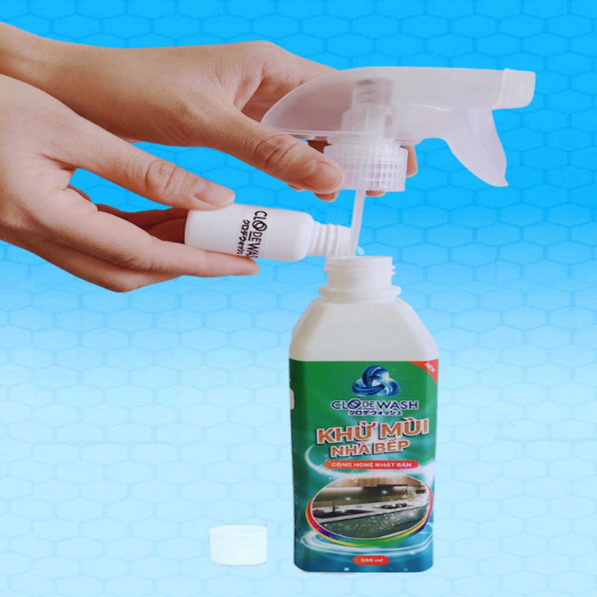 Chai Xịt Khử Mùi Nhà Bếp 300Ml - Clodewash - Ảnh 3
