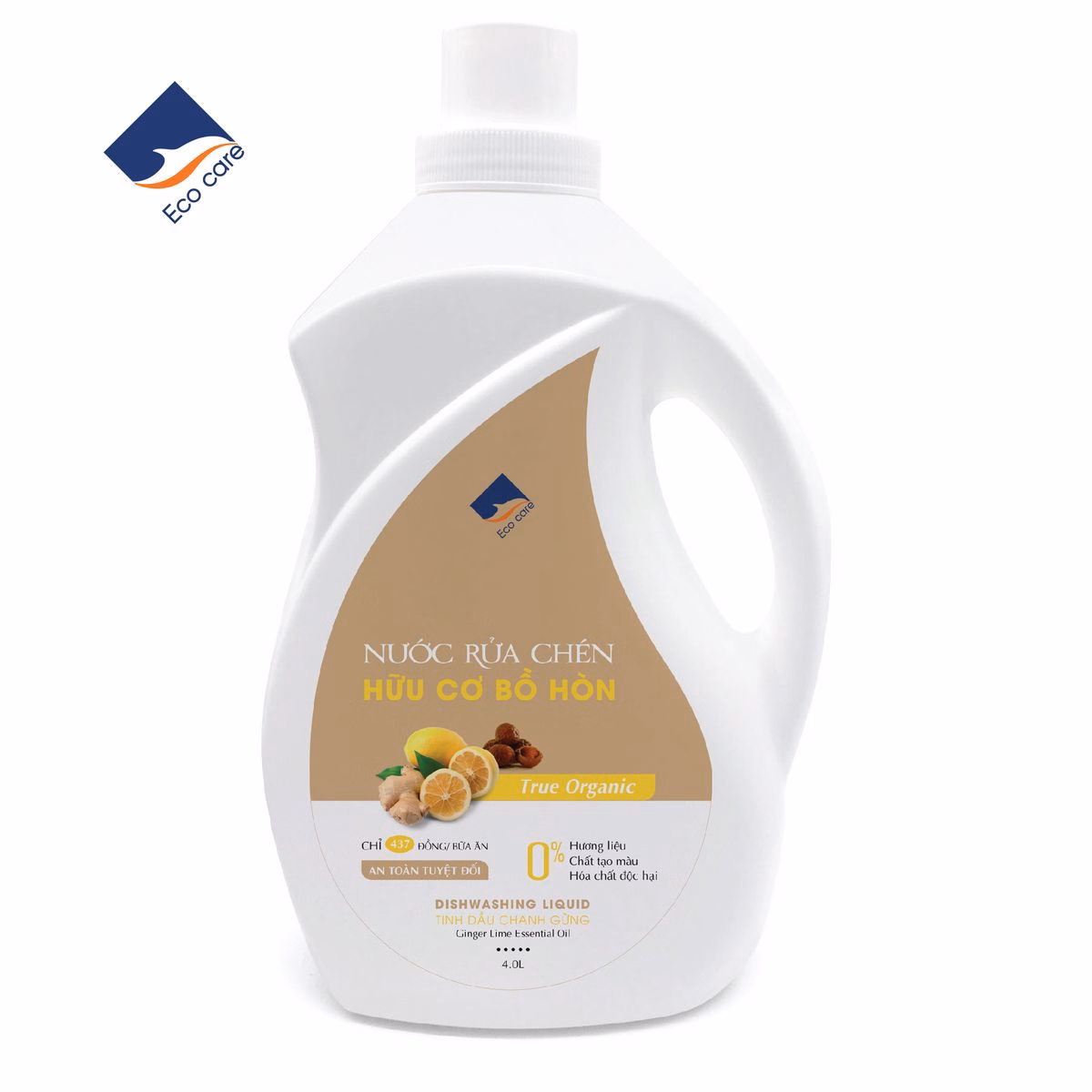 Nước Rửa Chén Hữu Cơ Bồ Hòn Tinh Dầu Tự Nhiên - Ecocare - Ảnh 8