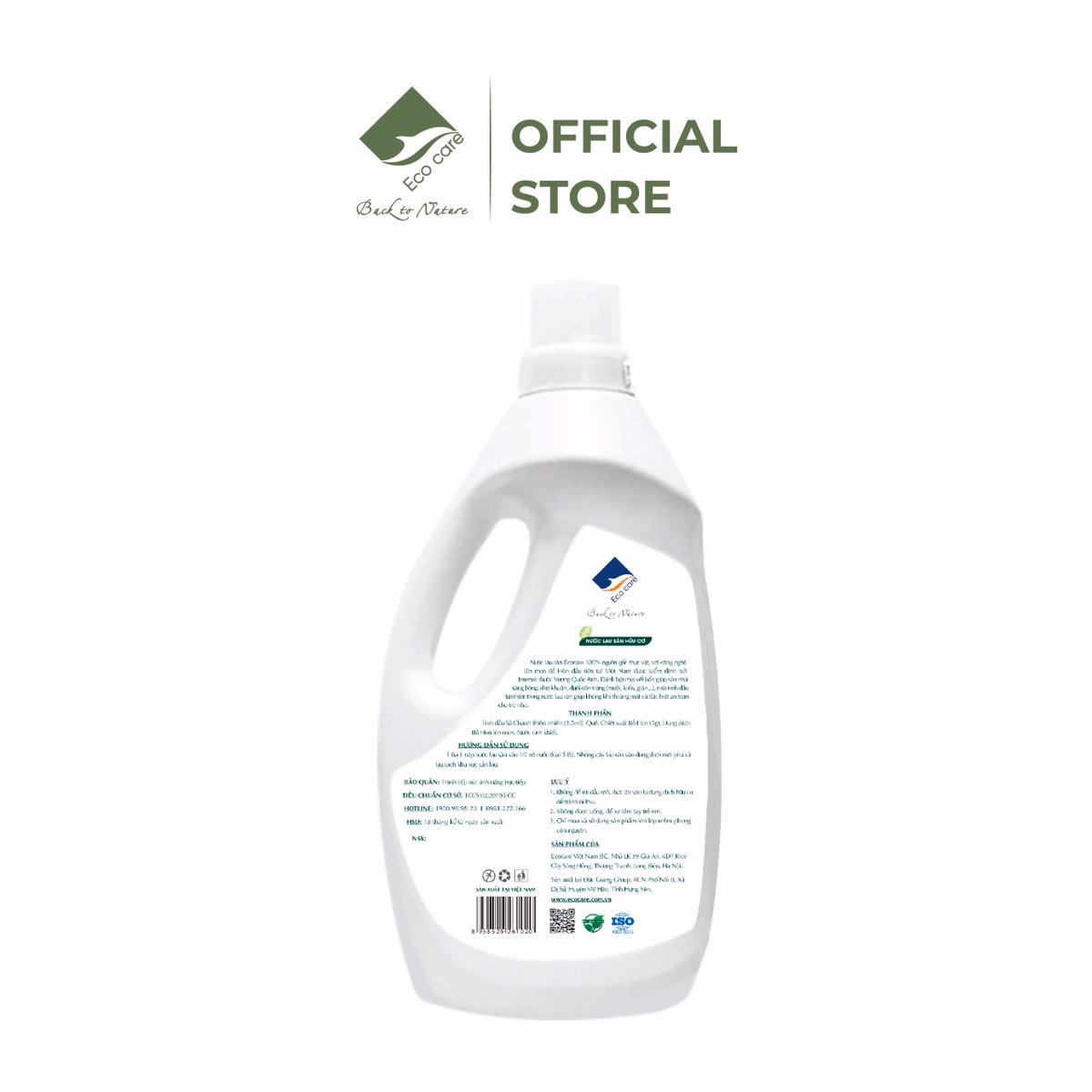 Nước Lau Sàn Hữu Cơ Bồ Hòn - Ecocare - Ảnh 6